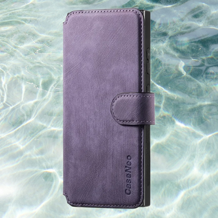 Samsung Galaxy S25 Ultra Magnetic Case Leather Phone Wallet Covers,25 ultraغلاف انيق سامسونج