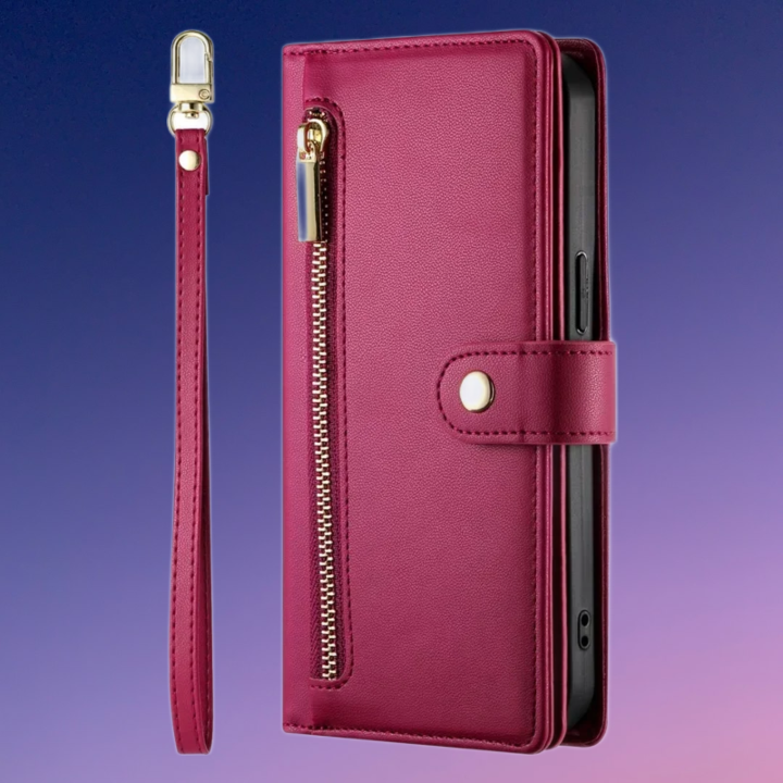 iphone 17 Case Zipper Pocket Wallet ,غلاف ومحفظه نسائيه ايفون 17